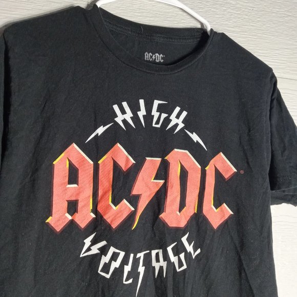 Vintage Reprint Black AC/DC High Voltage Rock Band T-shirt - Picture 4 of 4
